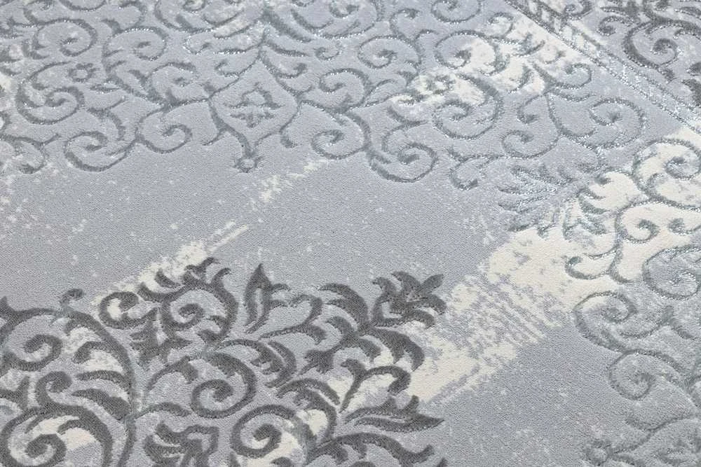 Rug IONA ROSETTE color pilka 80x150 Hakano