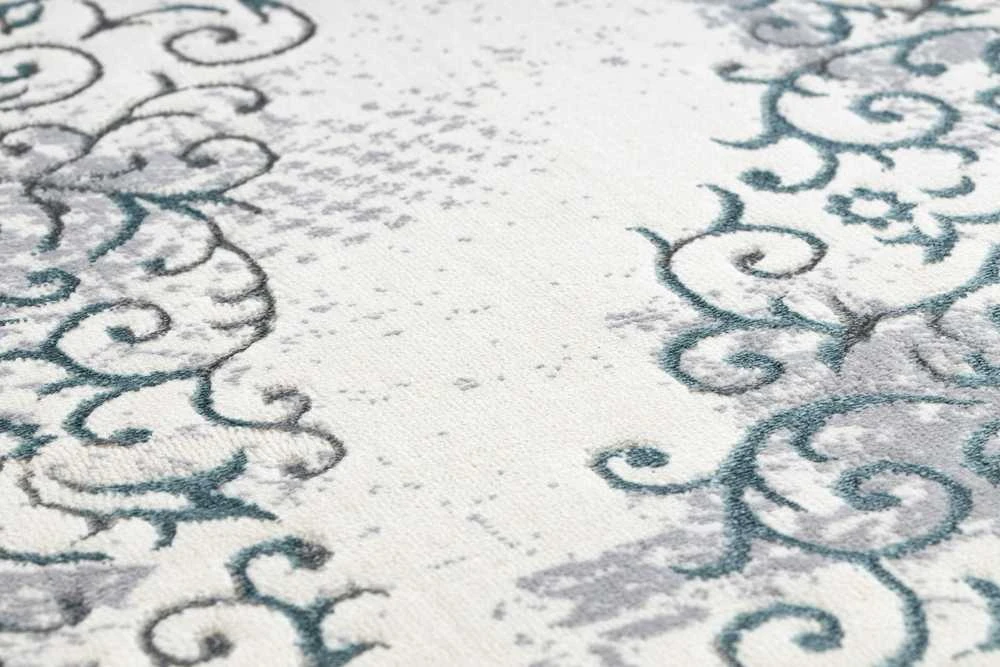 Rug IONA ROSETTE color pilka 80x150 Hakano