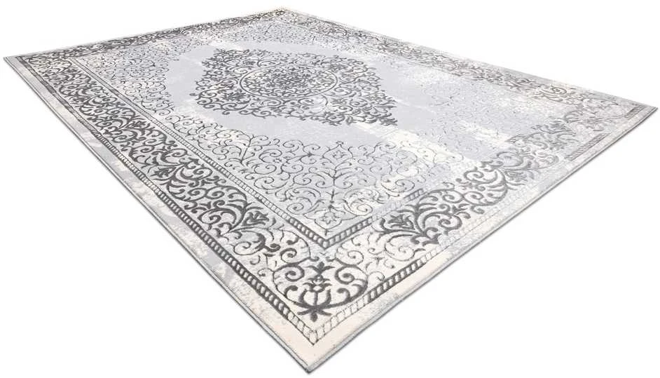 Rug IONA ROSETTE color pilka 80x150 Hakano