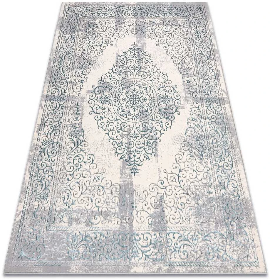 Rug IONA ROSETTE color pilka 80x150 Hakano