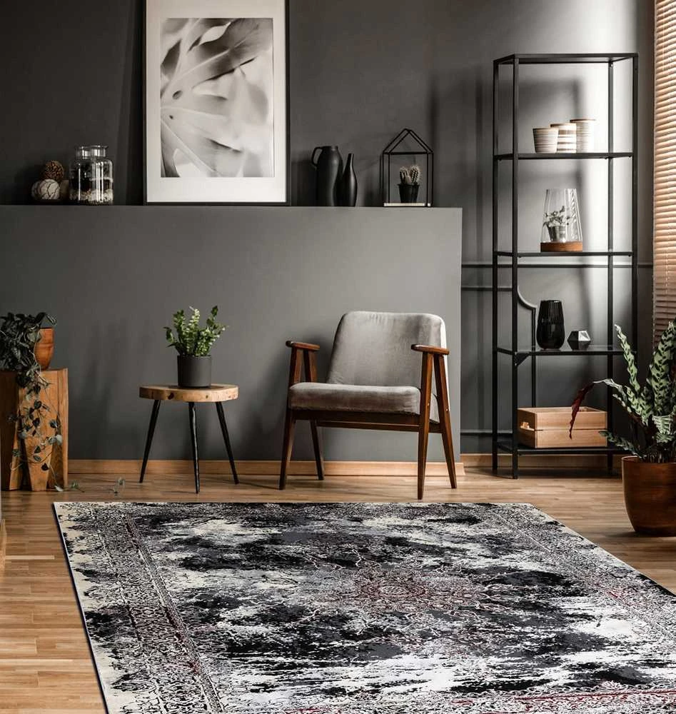 Kilimėlis LEAN ROSETTE spalvos kreminis 160x220 Hakano