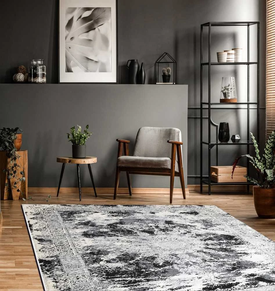 Kilimėlis LEAN ROSETTE spalvos kreminis 80x150 Hakano