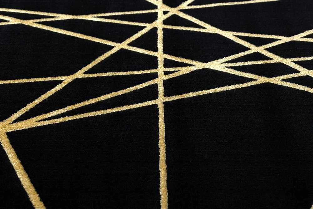 Dywan MOSSE ARTDECO spalva juoda 140x190 Hakano