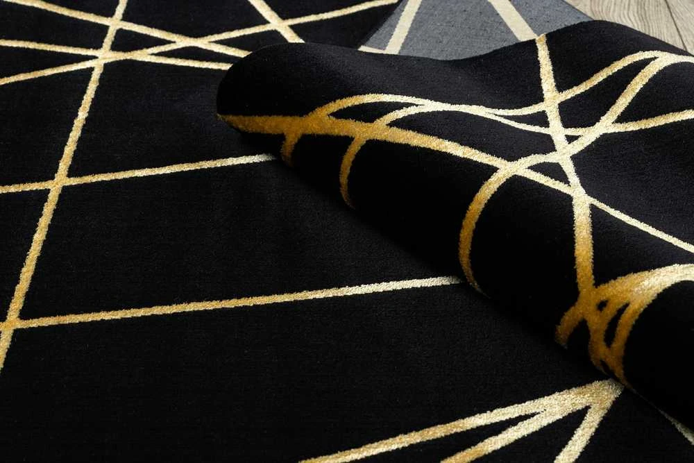 Dywan MOSSE ARTDECO spalva juoda 80x150 Hakano