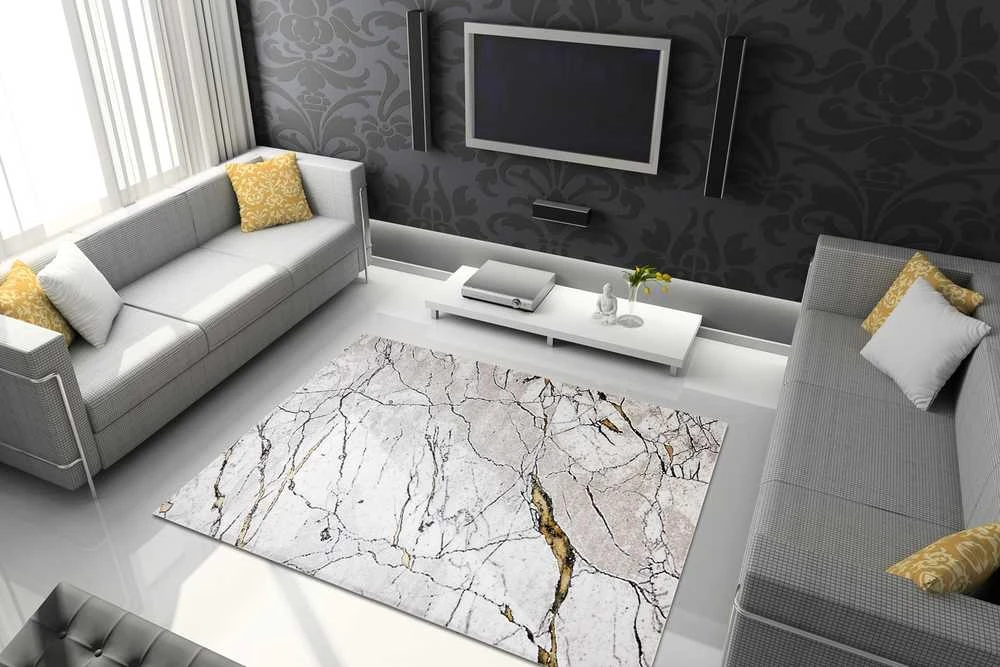 Dywan MOSSE MARBLE 2 spalva kreminė 160x220 Hakano