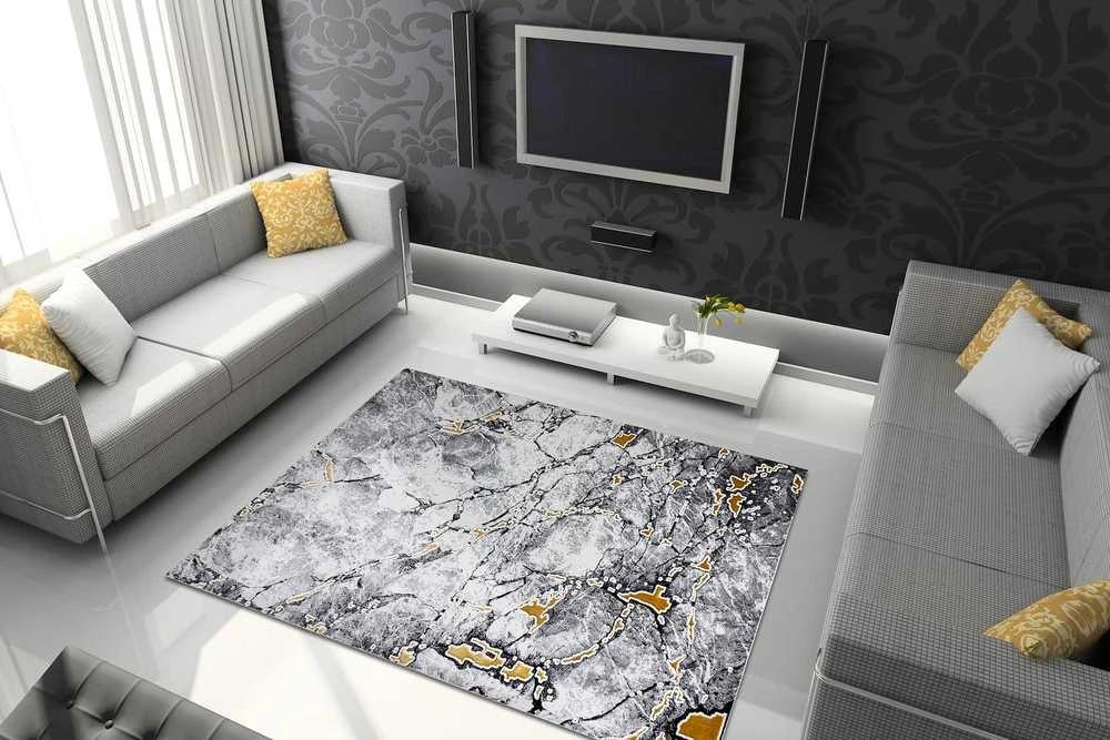 Kilimėlis MOSSE MARBLE spalvos kreminis 80x150 Hakano