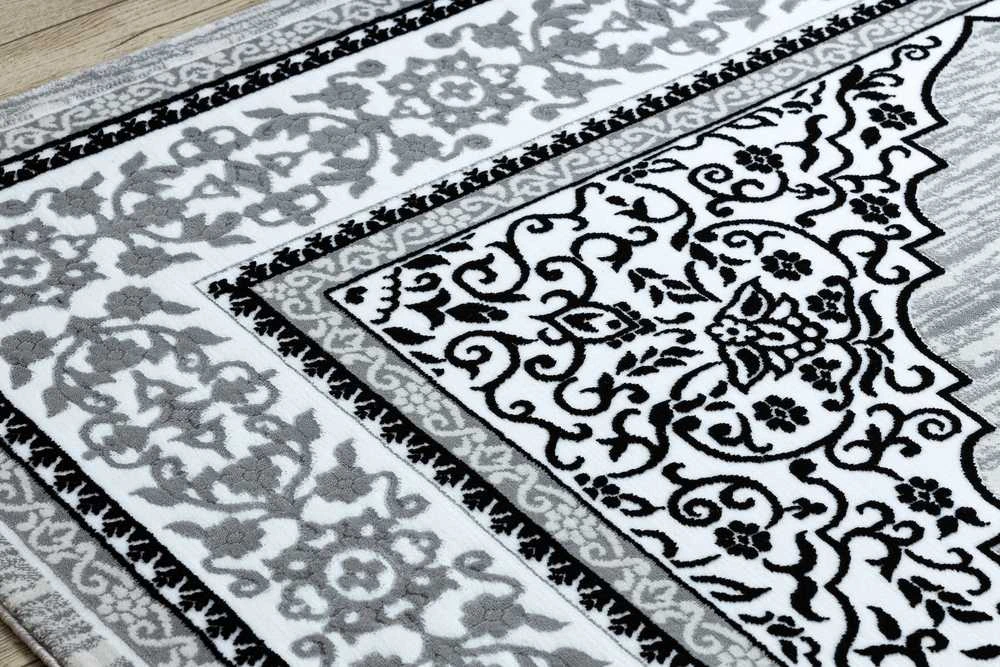 Dywan MOSSE ORNAMENT 2 spalva pilka 120x170 Hakano