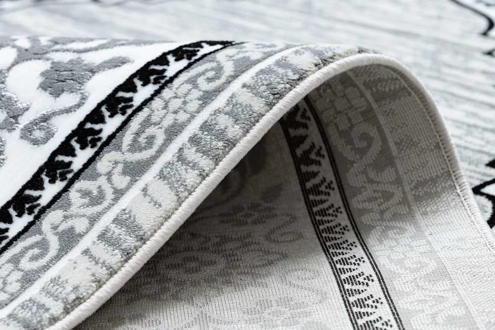Dywan MOSSE ORNAMENT 2 spalva pilka 120x170 Hakano
