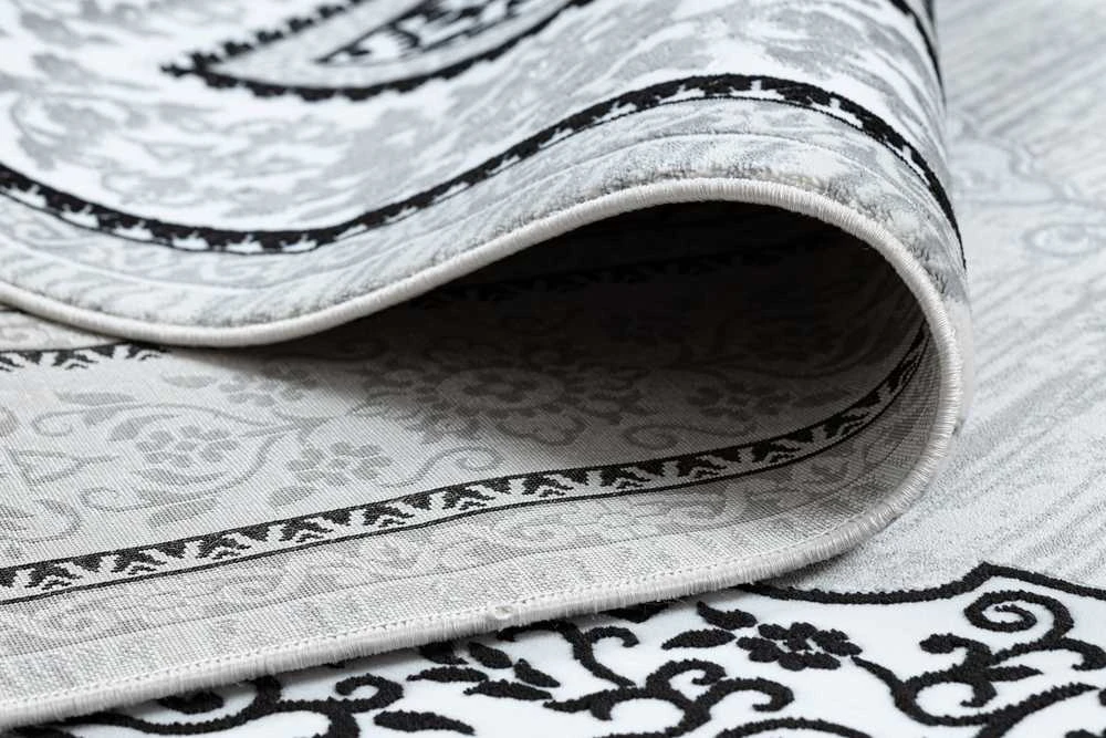 Dywan MOSSE ORNAMENT 2 spalva pilka 80x150 Hakano