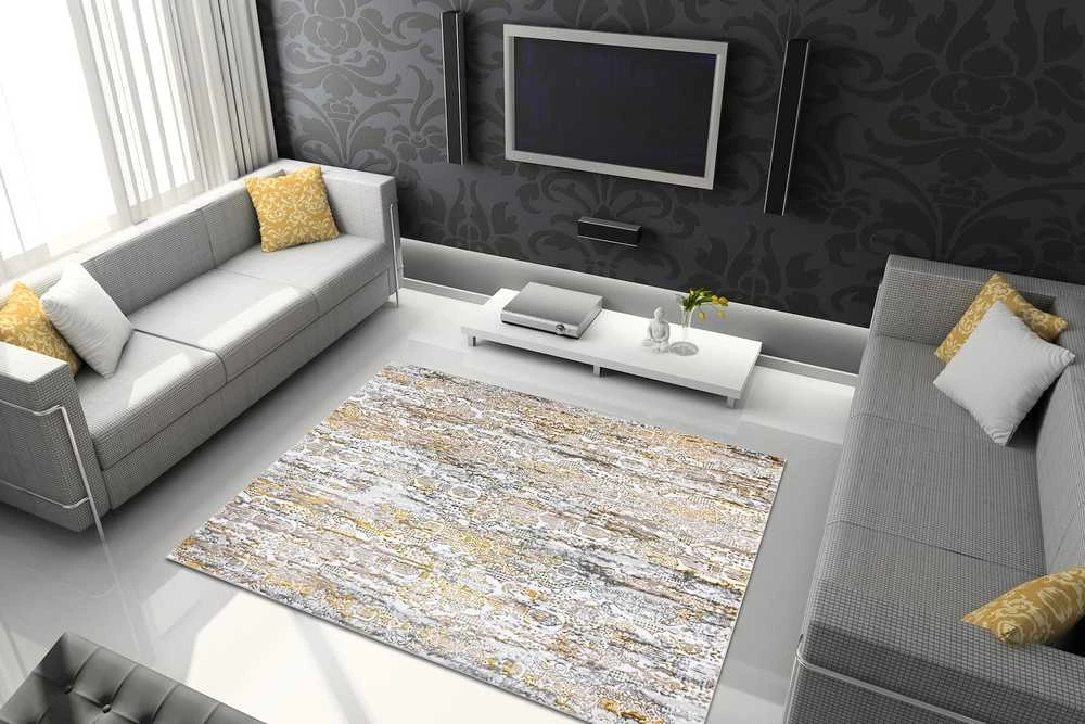 Dywan MOSSE ORNAMENT spalva smėlio spalva 180x270 Hakano