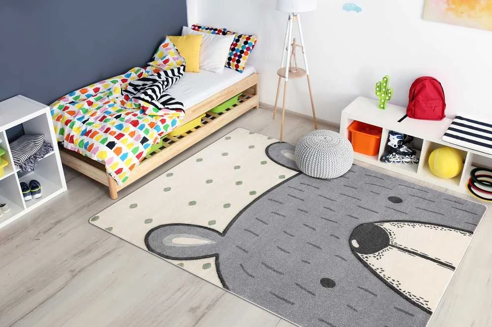 Kilimėlis TINIES BEAR spalvos kreminis 160x220 Hakano