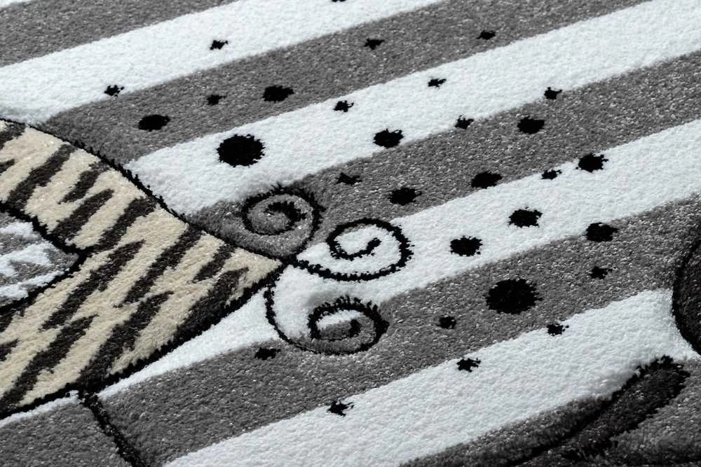 Rug TINIES BIRDS color pilka 120x170 Hakano