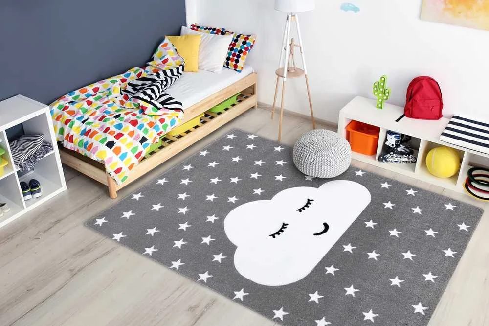 Rug TINIES CLOUD color pilka 160x220 Hakano