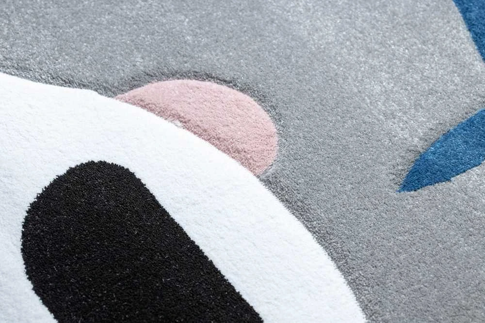 Rug TINIES PANDA2 color pilka 120x170 Hakano