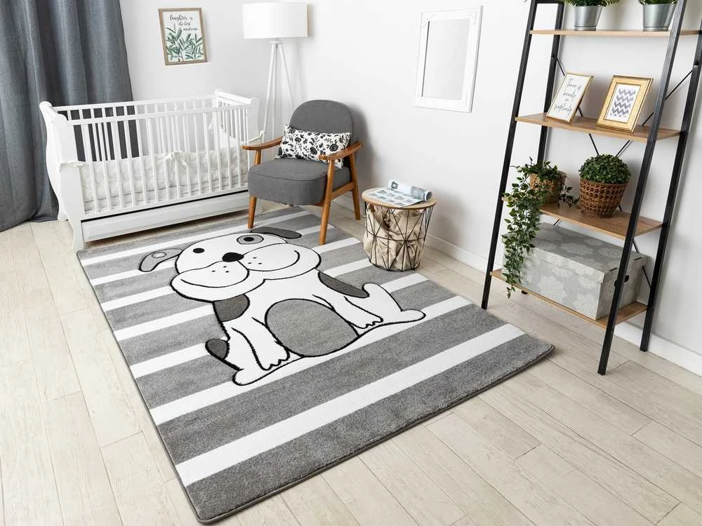 Dywan TINIES PUPPY spalva pilka 160x220 Hakano