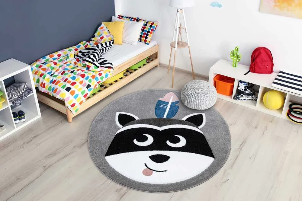 Dywan TINIES RACCOON spalva pilka 160x220 Hakano