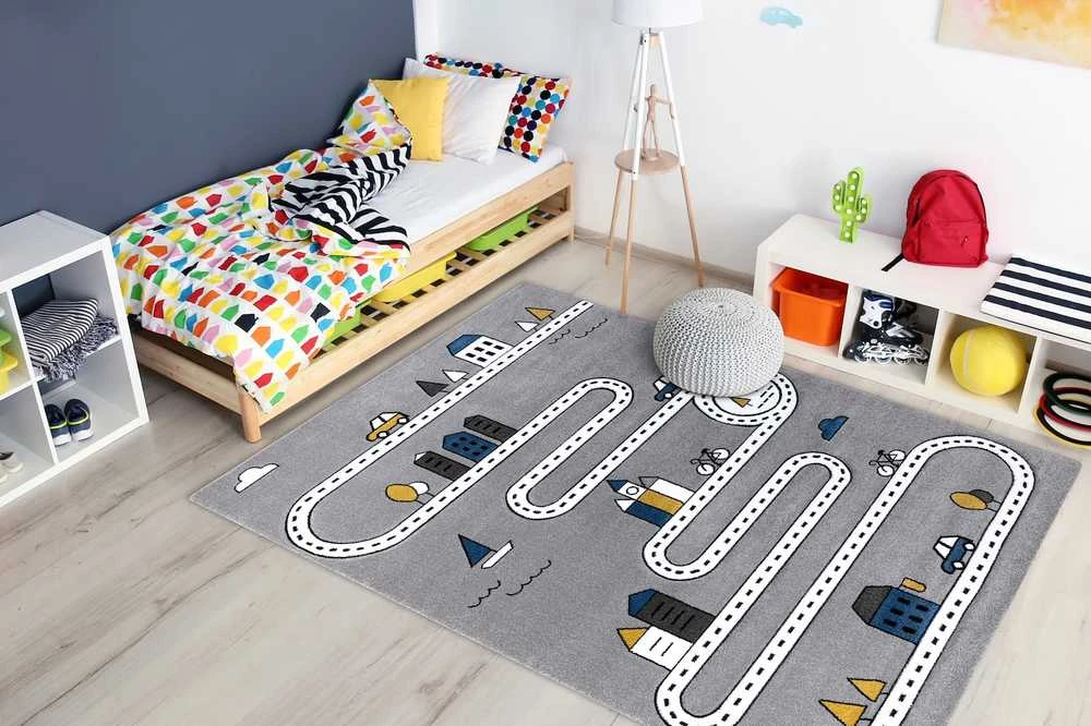 Dywan TINIES STREET spalva pilka 160x220 Hakano