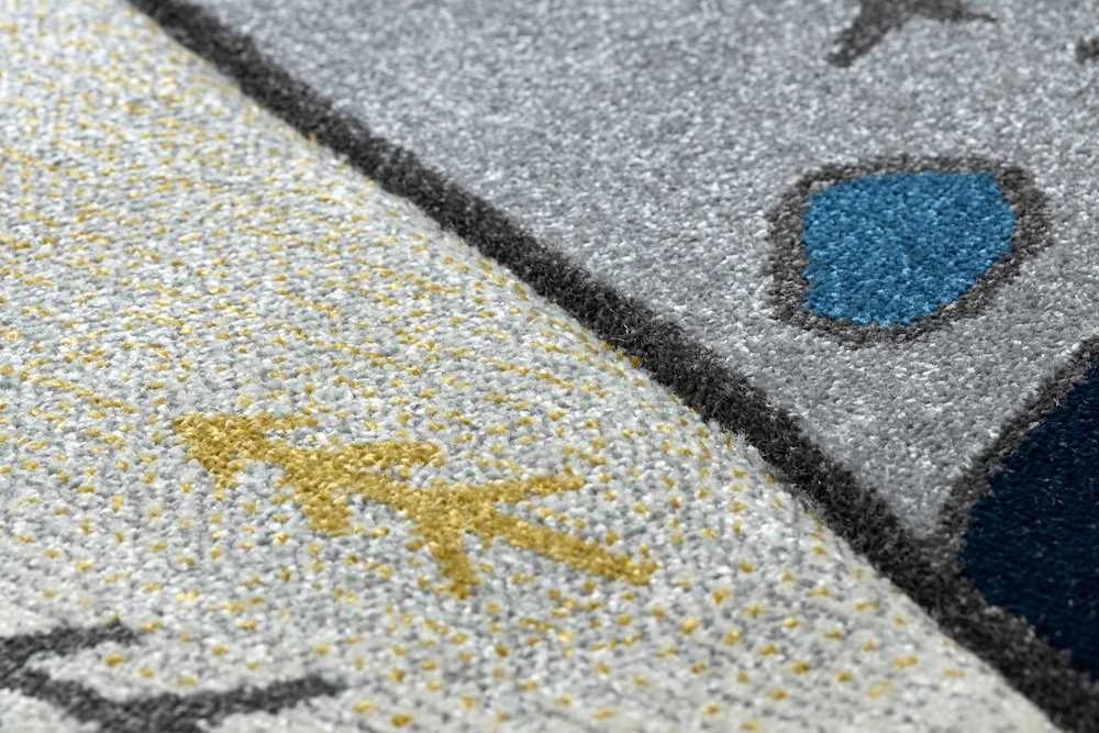 Rug TINIES TIPI color pilka 140x190 Hakano
