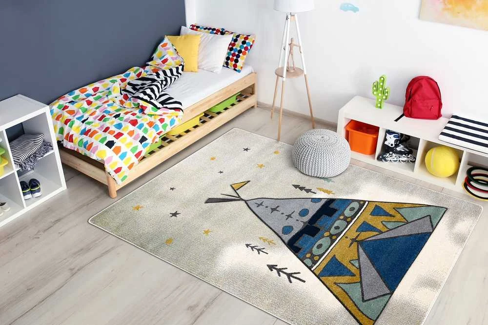 Rug TINIES TIPI color pilka 160x220 Hakano