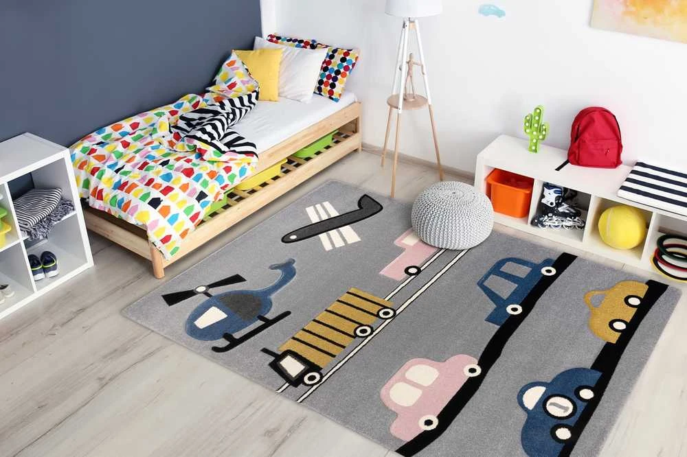 Dywan TINIES TOYS spalva pilka 160x220 Hakano