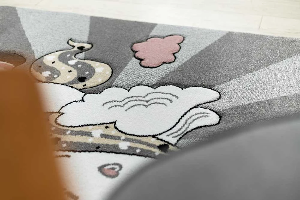 Rug TINIES UNICORN color pilka 80x150 Hakano