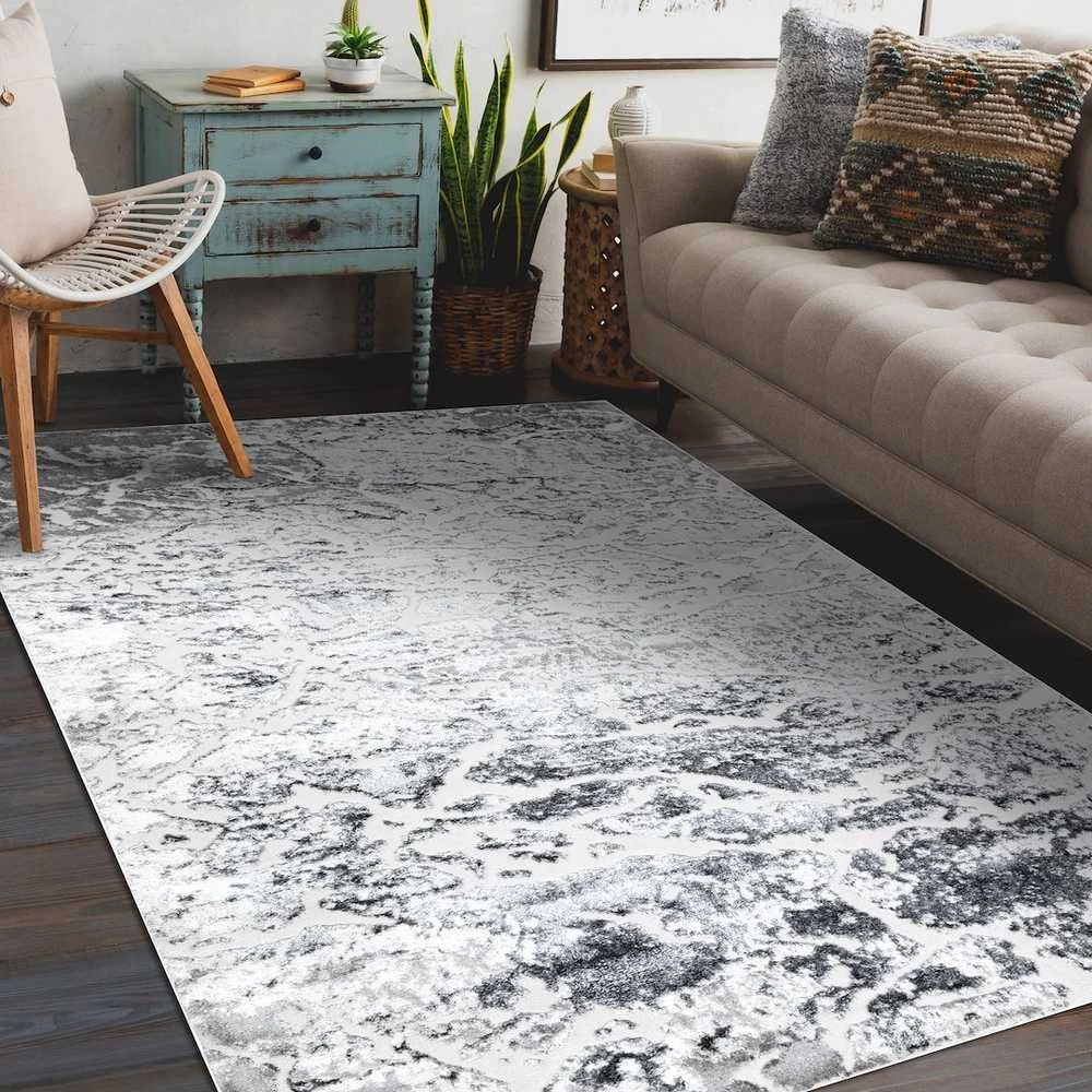 Rug TREX BETON color pilka 120x170 Hakano