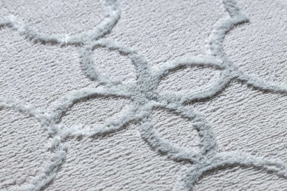 Rug TREX CLOVER color pilka 80x150 Hakano