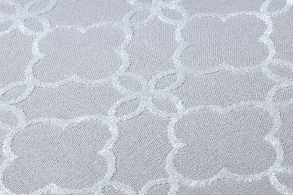 Rug TREX CLOVER color pilka 80x150 Hakano