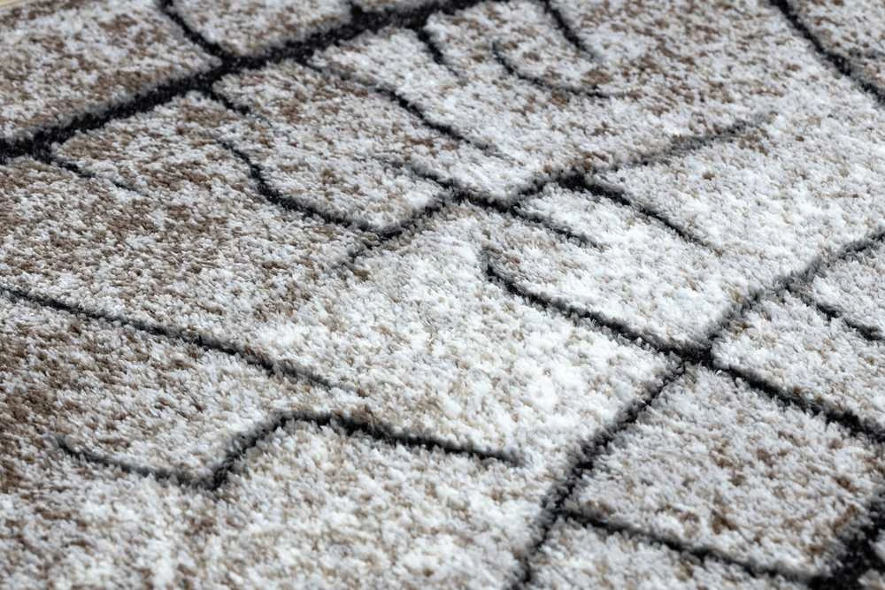 Kilimėlis VERS WOOD ruda spalva 80x150 Hakano