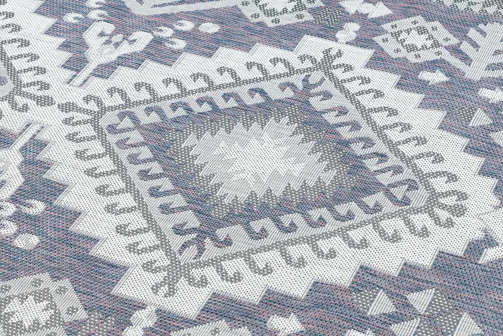 Blue Mėlyna Rug VINEA AZTEC color mėlynas 80x150 Hakano