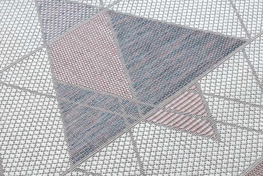 Kilimėlis VINEA GEOMETRIC2 spalvos kreminis 140x190 Hakano