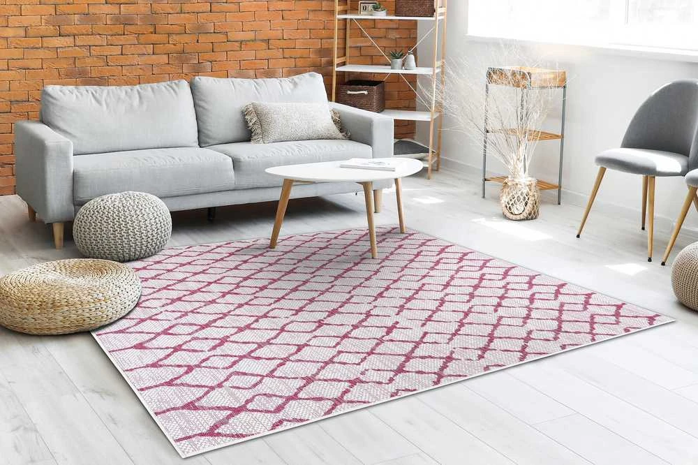 Kilimėlis VINEA GRID spalvos kreminis 80x150 Hakano