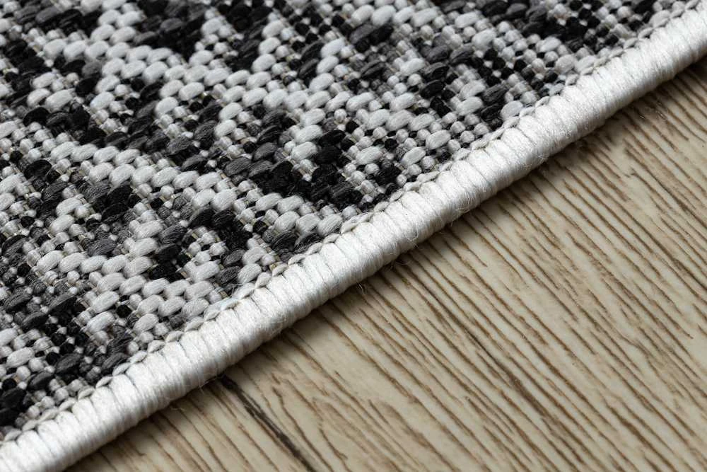 Style Kilimėlis VINEA spalvos juodas boho stiliaus 140x190 Hakano