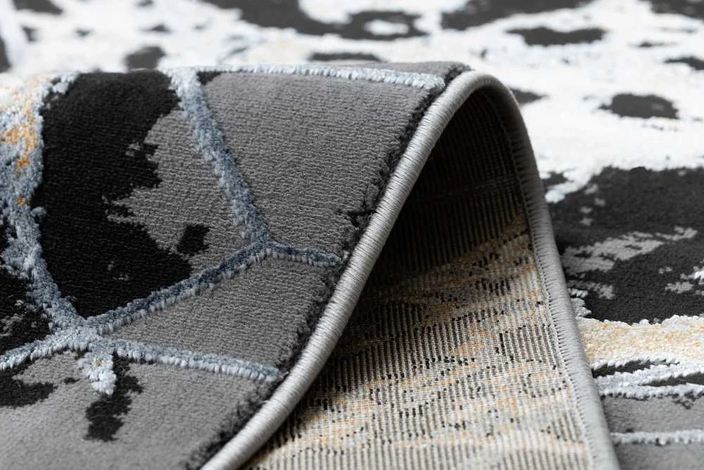 Rug WELLI ABSTRACT 2 color pilka 120x170 Hakano