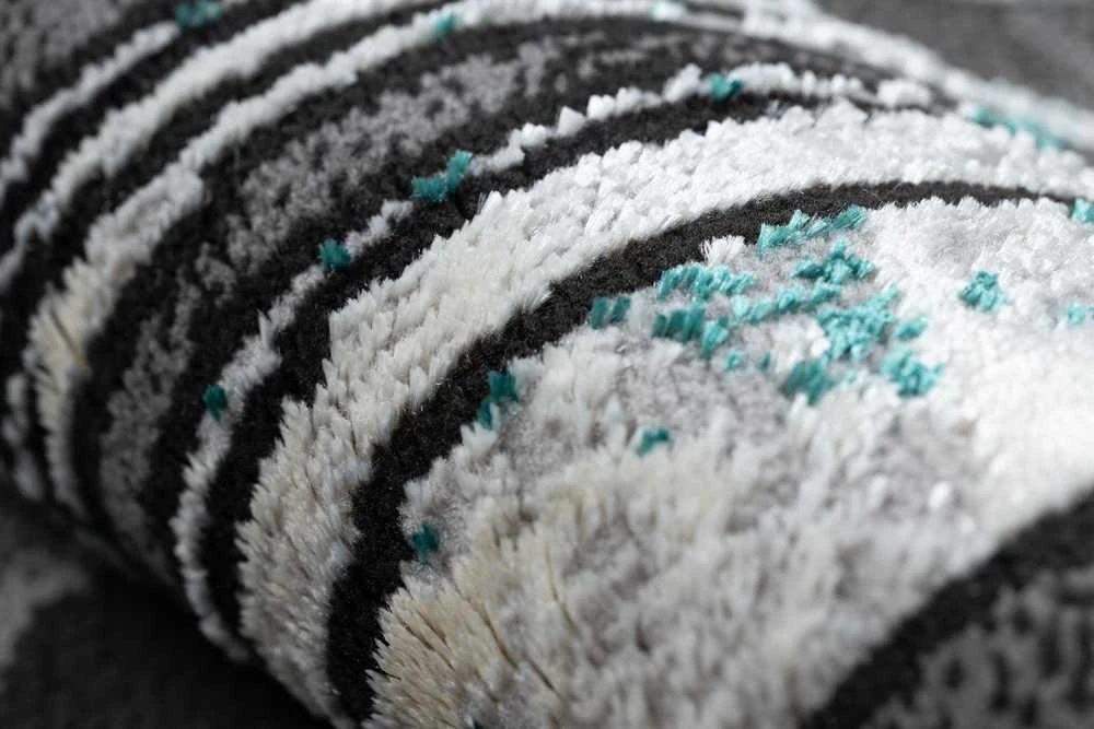Rug WELLI FRAME color pilka 120x170 Hakano