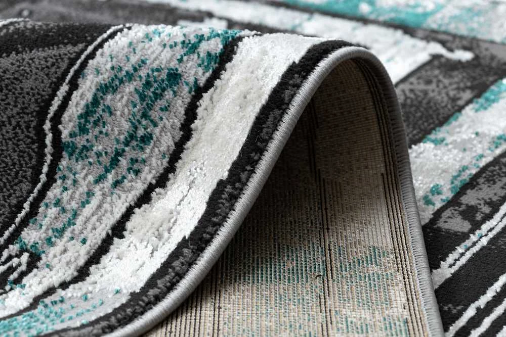 Rug WELLI FRAME color pilka 140x190 Hakano