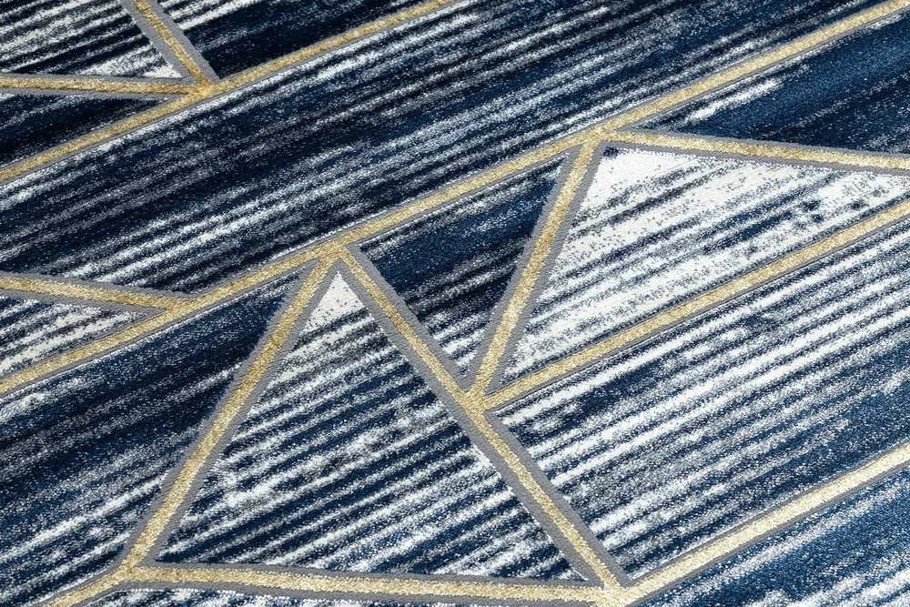 Kilimėlis WELLI GEOMETRIC spalvos navy 160x220 Hakano