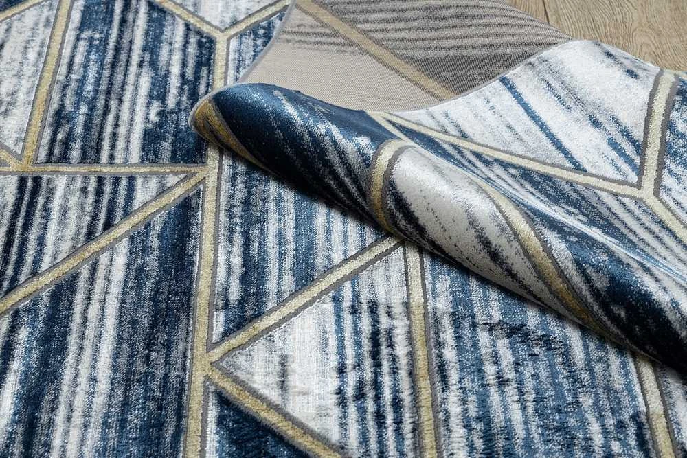Kilimėlis WELLI GEOMETRIC spalvos navy 140x190 Hakano