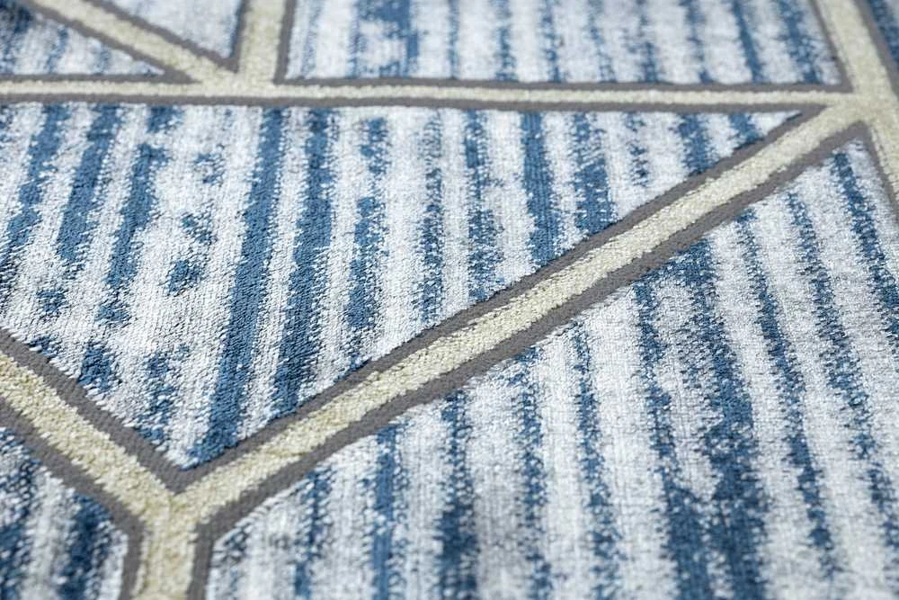 Kilimėlis WELLI GEOMETRIC spalvos navy 140x190 Hakano