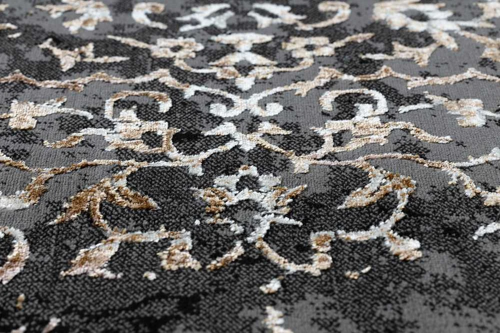 Kilimėlis WELLI ORNAMENT 5 spalvų grafitas 160x220 Hakano