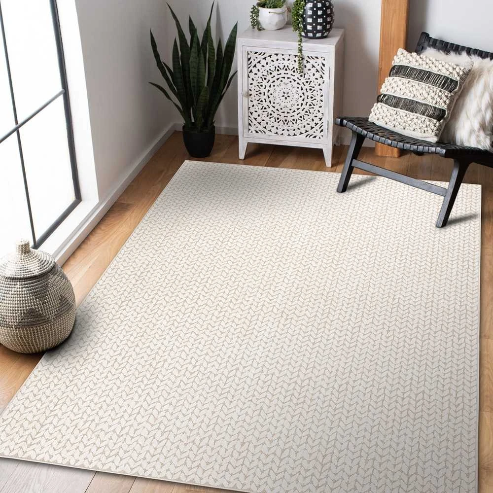 Kilimėlis WINK CHEVRON smėlio spalvos 120x170 Hakano