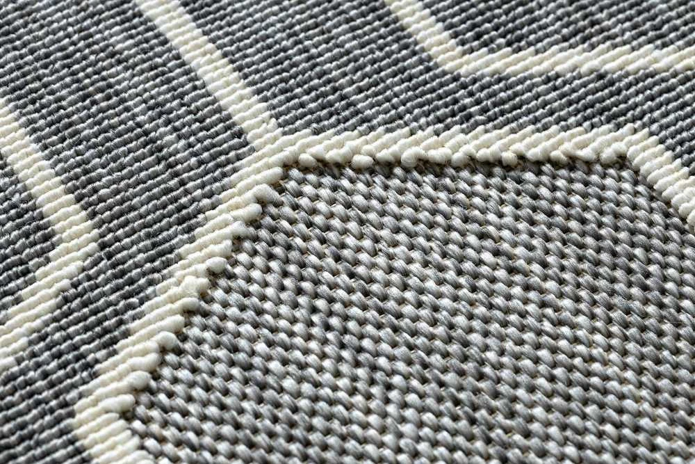 Rug WINK HEXAGON color pilka 80x150 Hakano