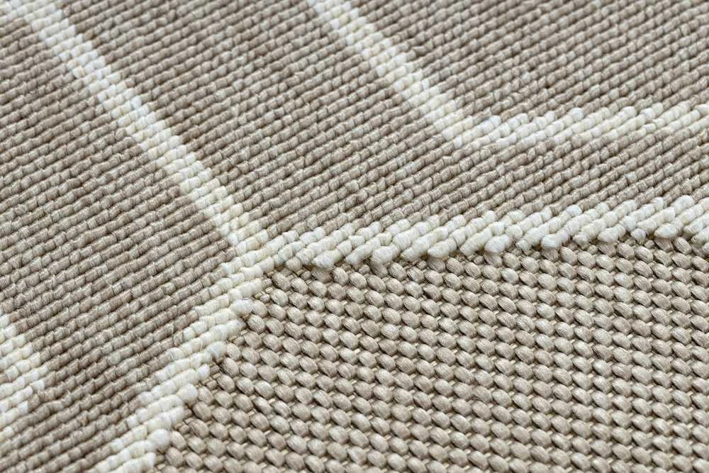 Kilimėlis WINK HEXAGON smėlio spalvos 140x200 Hakano