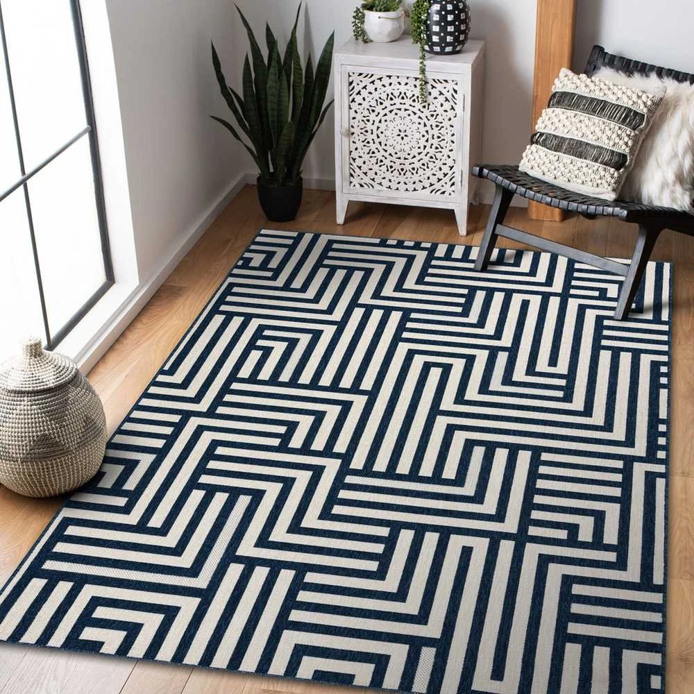 Dywan WINK MAZE spalva kreminė 120x170 Hakano