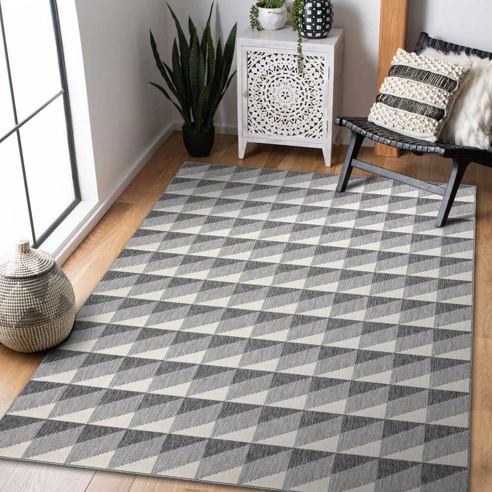 Rug WINK RHOMBUS color pilka 80x150 Hakano
