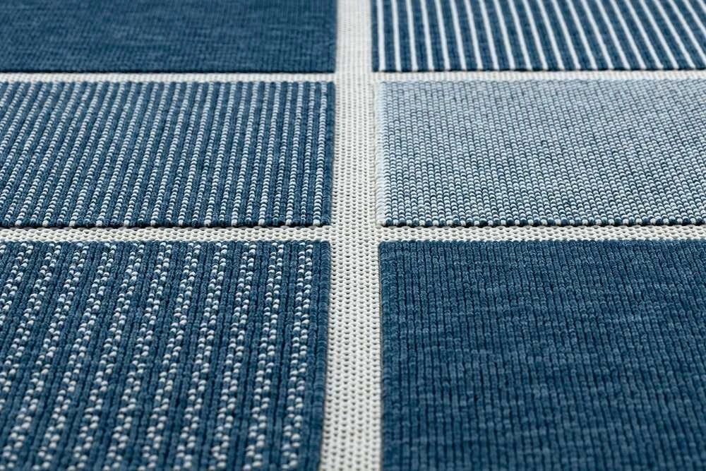 Dywan WINK SQUARES spalva mėlyna 80x150 Hakano