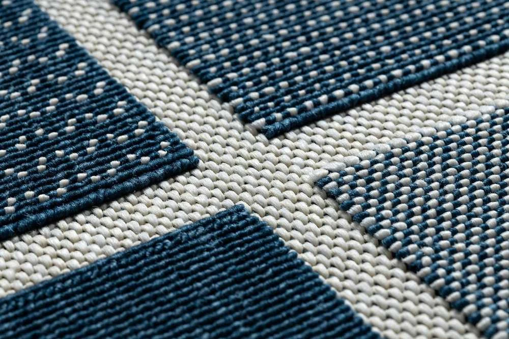 Dywan WINK SQUARES spalva mėlyna 80x150 Hakano