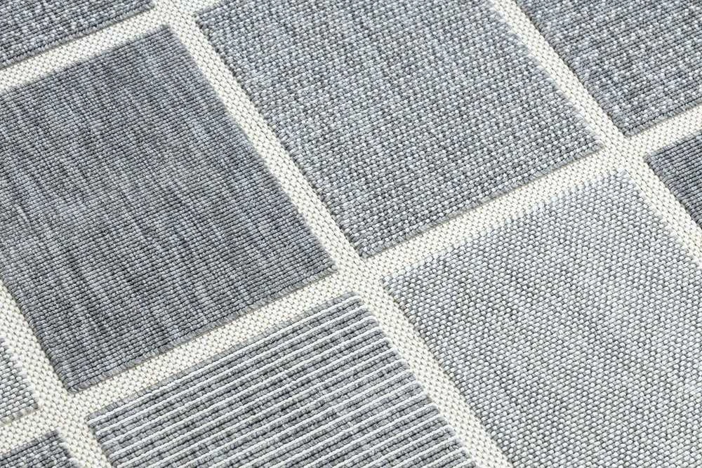 Rug WINK SQUARES color pilka 80x150 Hakano