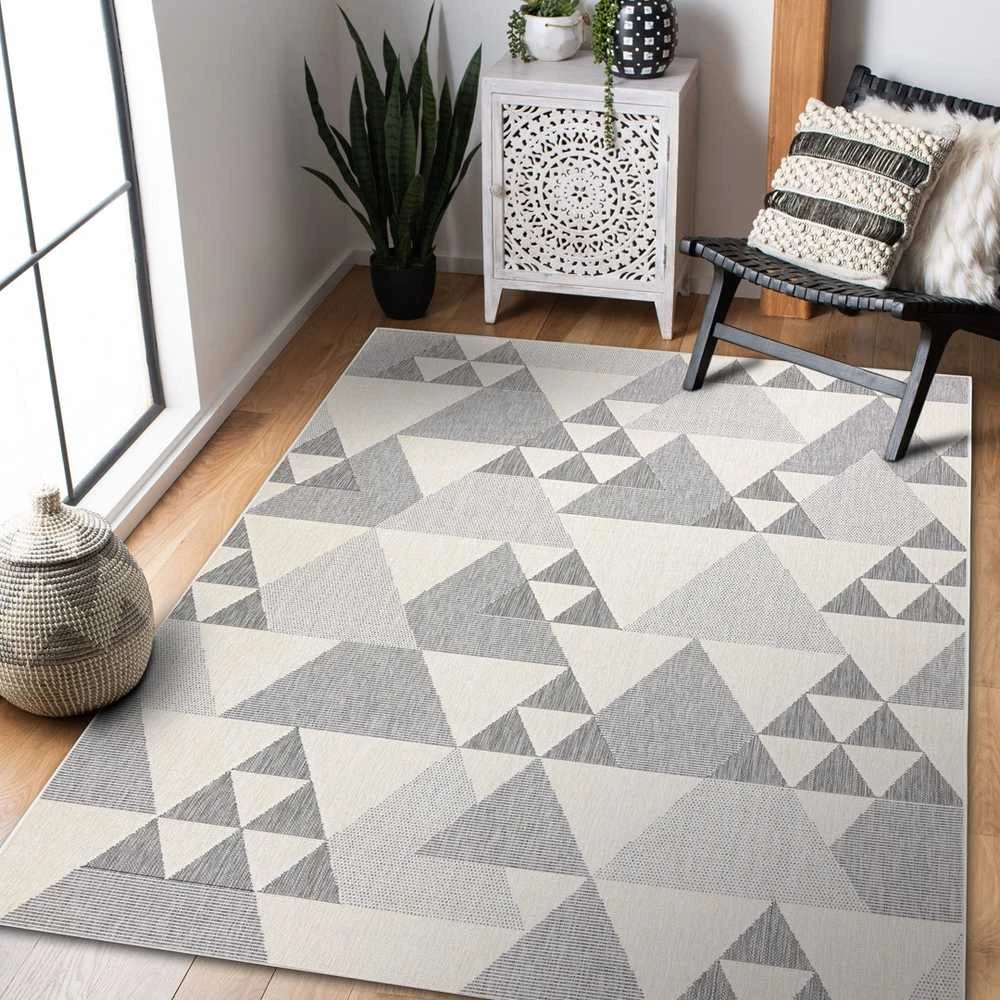 Kilimėlis WINK TRIANGLE spalva kreminė 120x170 Hakano