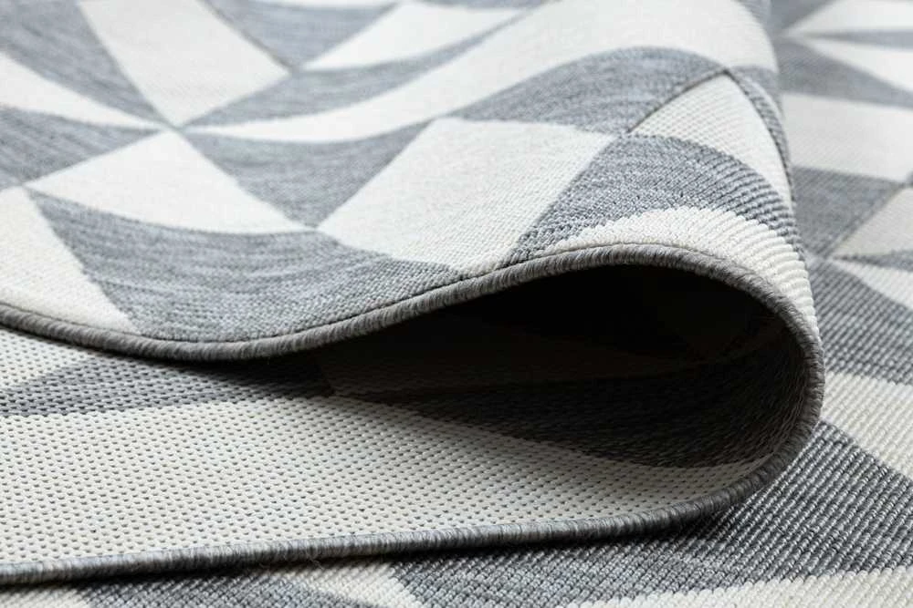 Rug WINK TRIANGLE color pilka 120x170 Hakano